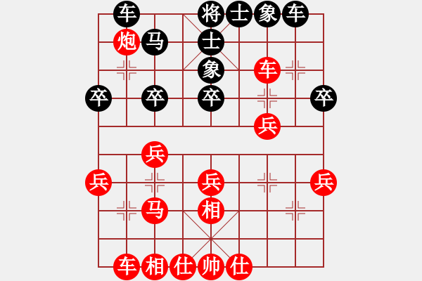 象棋棋譜圖片：葬心紅勝88大老虎88【仙人指路對(duì)中炮】 - 步數(shù)：27 