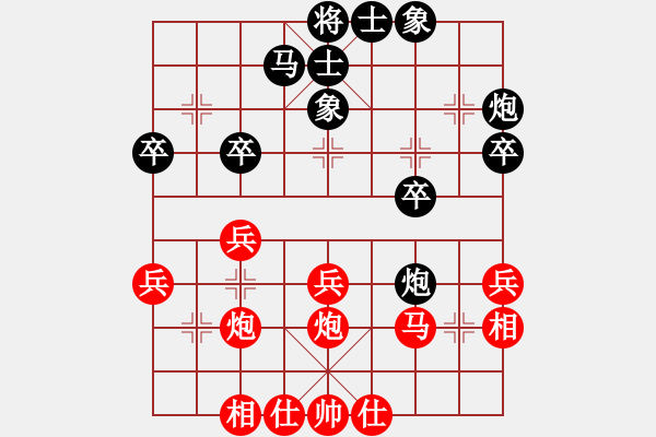 象棋棋譜圖片：三江匯佛(3段)-勝-棲霞一劍(2段) - 步數(shù)：30 