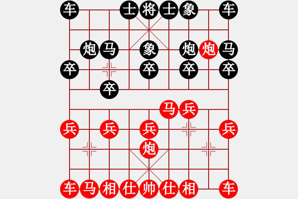 象棋棋譜圖片：小奇兵[1377974508] -VS- 耕夫[263293296] - 步數(shù)：10 