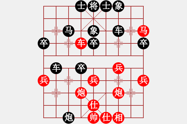 象棋棋譜圖片：皓龍(6段)-勝-渺渺輕煙(5段) - 步數(shù)：40 