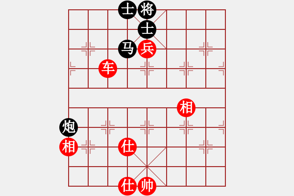 象棋棋谱图片：第5局 洪智（先胜）许银川-飞相局对士角炮 洪智与许银川斗狠！ - 步数：157 