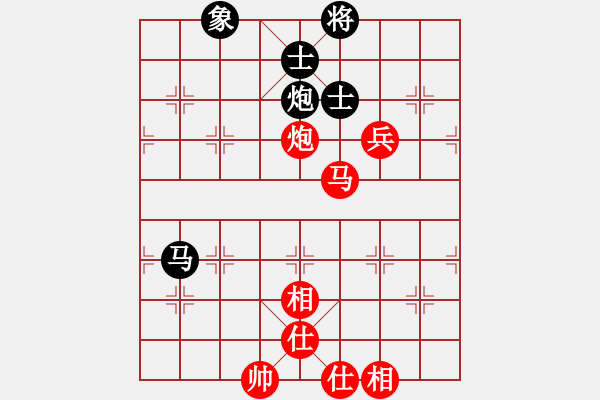 象棋棋谱图片：冲哥(月将)-和-安顺大侠(月将) - 步数：100 