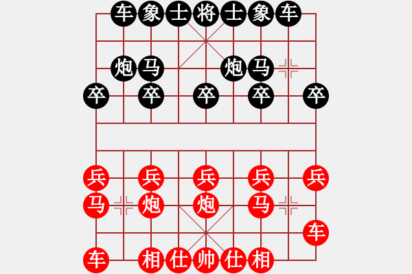 象棋棋譜圖片：百花人王VS百花-浪子小飛(2015-10-20) - 步數(shù)：10 