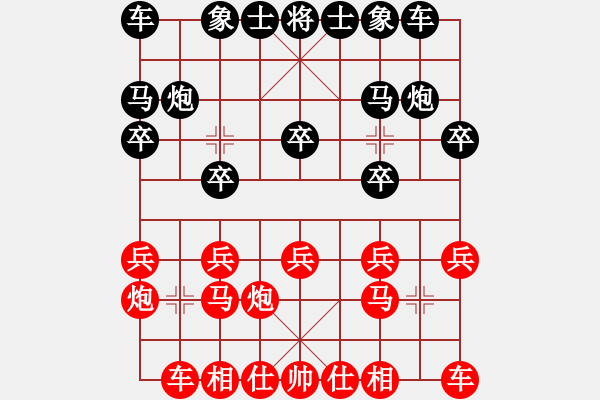 象棋棋譜圖片：陜西社體中心 高飛 勝 北京威凱建設(shè) 么毅 - 步數(shù)：10 