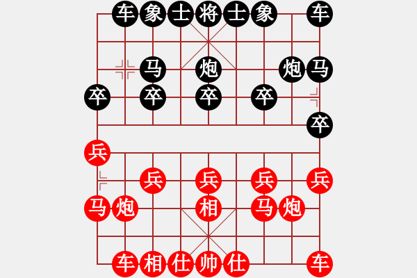 象棋棋谱图片：邓如军 先和 蔡英中 - 步数：10 