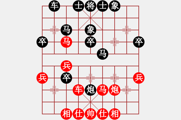 象棋棋譜圖片：150131 森州友誼賽 第三臺 劉衛(wèi)祺（森）先勝 陳福全（新） - 步數(shù)：40 