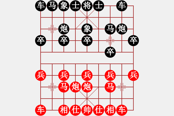 象棋棋譜圖片：海闊天空 先勝 心若在夢就在 - 步數(shù)：10 