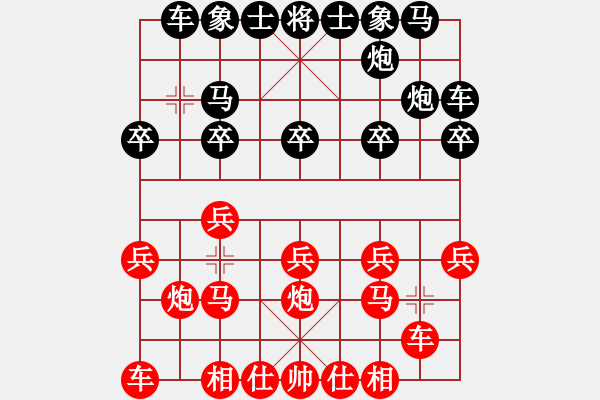 象棋棋譜圖片：河北 孟繁睿 勝 廣東 黎德志 - 步數(shù)：10 