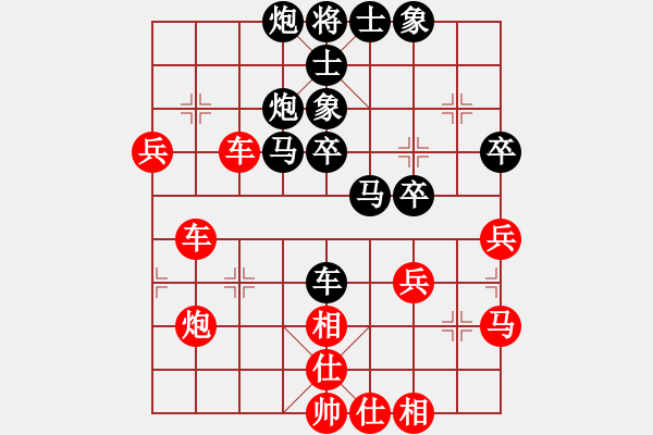 象棋棋譜圖片：葬心紅勝w1w1w1y1y1y1【仙人指路對(duì)士角炮或過(guò)宮炮】 - 步數(shù)：40 