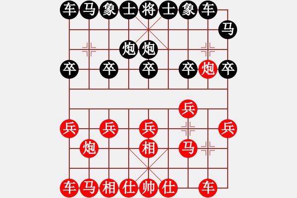 象棋棋譜圖片：柬埔寨棋聯(lián)總會(huì) 李菁 勝 日本象棋協(xié)會(huì) 楊帆 - 步數(shù)：10 