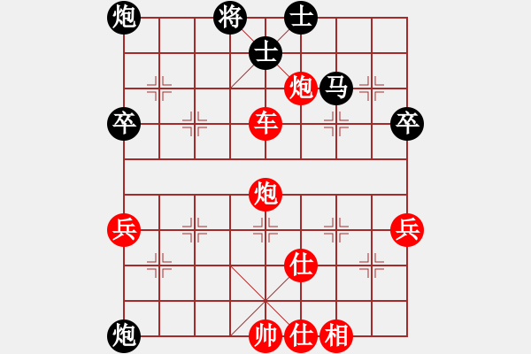 象棋棋譜圖片：10--1---紅先勝--單車馬雙炮三兵--前炮平四 - 步數(shù)：19 