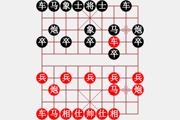 象棋棋譜圖片：2019全國象棋團(tuán)體公開賽王明虎先勝唐蔚3 - 步數(shù)：10 