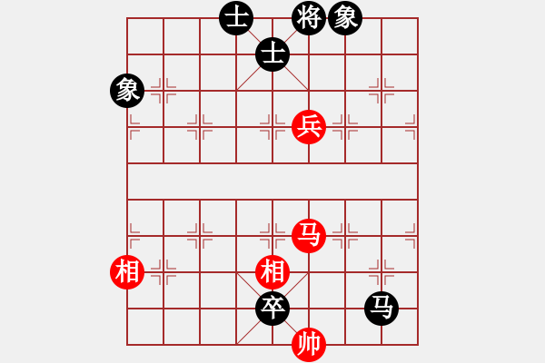 象棋棋譜圖片：采棋東籬下(5段)-和-沙場將軍(6段) - 步數(shù)：200 