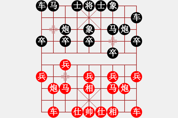 象棋棋譜圖片：小孩(2星)-勝-中神龍(9弦) - 步數：10 