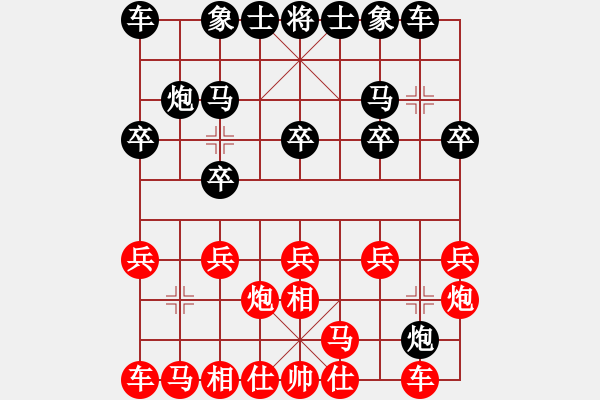 象棋棋譜圖片：樂天[903624281] -VS- 對面不長小雞雞[793338306] - 步數(shù)：10 