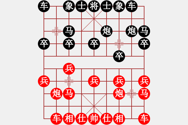 象棋棋譜圖片：因?yàn)樗訹1245437518] -VS- 笑看人生[1342123122] - 步數(shù)：10 