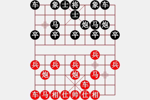 象棋棋譜圖片：橫才俊儒[292832991] -VS- 好棋[2495380779]（十八著車三平四） - 步數(shù)：10 