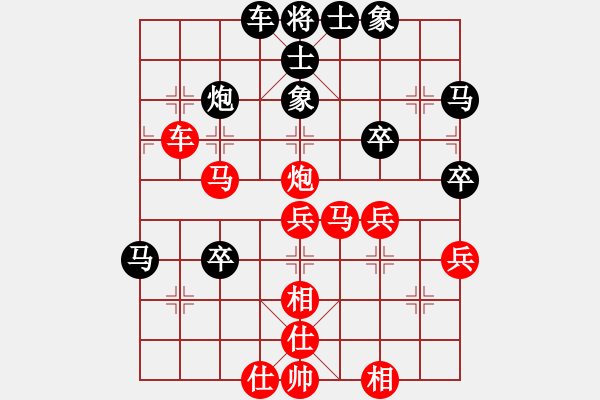 象棋棋譜圖片：獨(dú)尊弈林(1段)-勝-山西曙光(3段) - 步數(shù)：51 