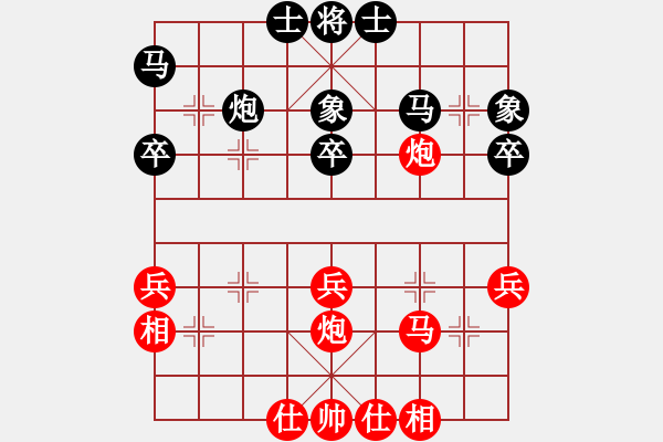 象棋棋譜圖片：bbboy002（業(yè)7-2） 先勝 諸葛神侯（業(yè)7-3） - 步數(shù)：40 