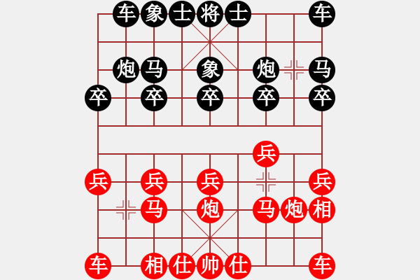 象棋棋譜圖片：星月八路(無極)-負-精英影子(北斗) - 步數：10 