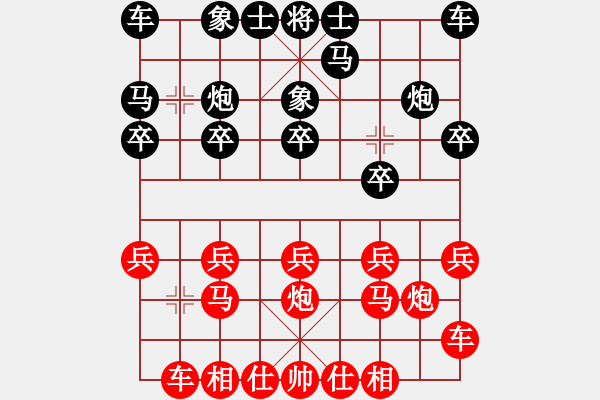 象棋棋譜圖片：期待你的轉(zhuǎn)身【紅】 -VS-nue[黑】 - 步數(shù)：10 