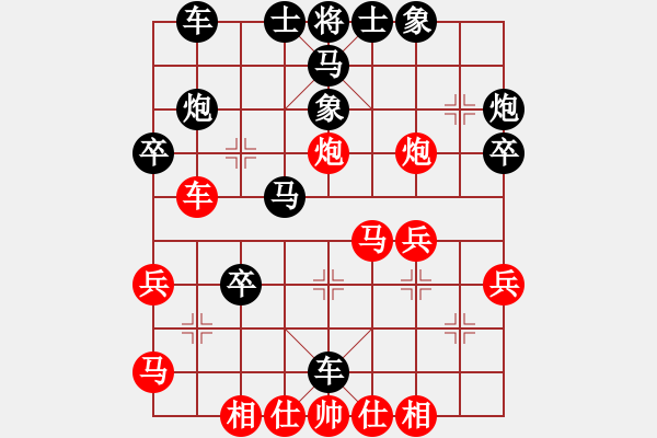 象棋棋譜圖片：大象小象(2段)-負-lemonpuff(3段) - 步數：30 