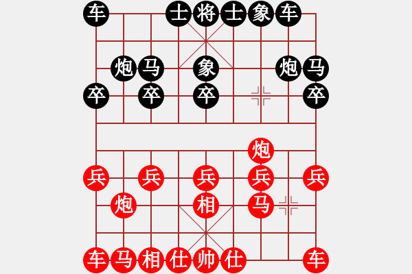 象棋棋譜圖片：肥豬豬(4段)-負-下山王冖(月將) - 步數(shù)：10 