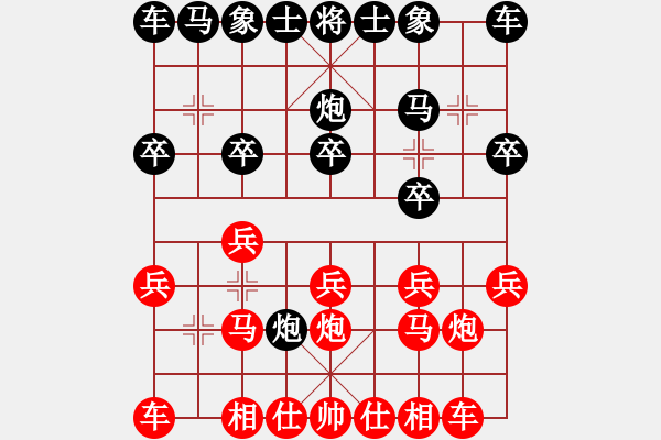 象棋棋譜圖片：棋殺手(1段)-勝-秦皇島真美(1段) - 步數(shù)：10 