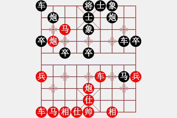 象棋棋譜圖片：北京威凱＆金環(huán)建設(shè)京冀聯(lián)隊(duì) 申鵬 負(fù) 廣東碧桂園 許銀川 - 步數(shù)：0 