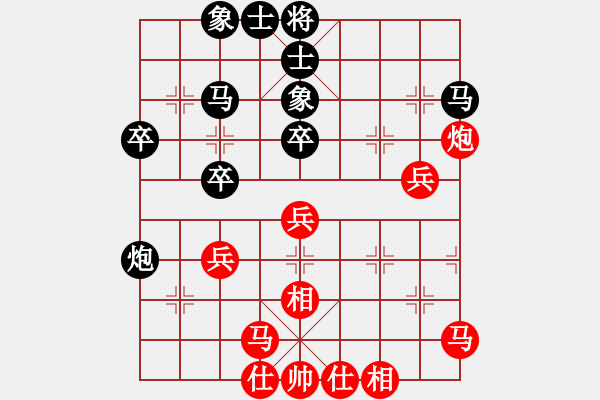 象棋棋譜圖片：3307局 A50-仕角炮局-旋風九專雙核 紅先和 小蟲引擎25層 - 步數(shù)：40 