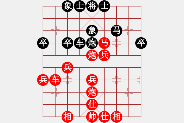 象棋棋譜圖片：昆侖 VS 何思琪 C33 中炮過河車互進七兵對屏風馬右橫車 - 步數(shù)：50 