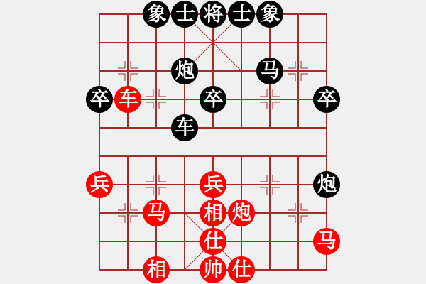 象棋棋譜圖片：將神傳說(shuō)(5段)-負(fù)-貴卿法師(9段) - 步數(shù)：40 