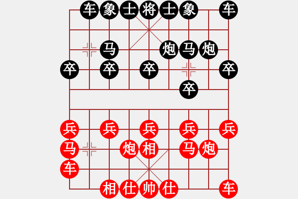 象棋棋谱图片：第九轮 温州 李祖高 红先负 三门 俞云涛 - 步数：10 