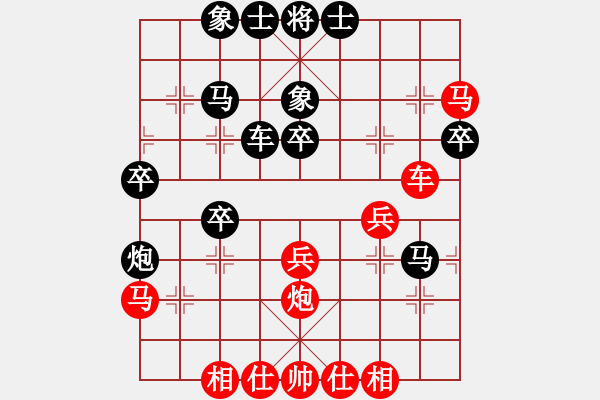 象棋棋譜圖片：20230818 后負(fù)仲哥 電腦分析 拆解發(fā)現(xiàn)黑有邊線出擊的線路 - 步數(shù)：40 