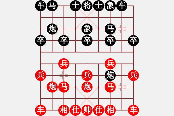 象棋棋譜圖片：玉玲瓏-勝-愛棋老頭一 - 步數(shù)：10 