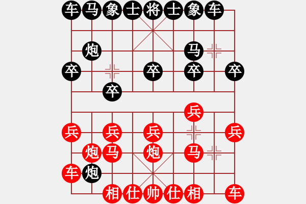 象棋棋譜圖片：橫才俊儒[292832991] -VS- 龍?jiān)诮2896841917] - 步數(shù)：10 