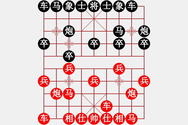 象棋棋譜圖片：502局 E00- 仙人指路-荀彧(2050) 先負 小蟲引擎23層(2573) - 步數(shù)：10 