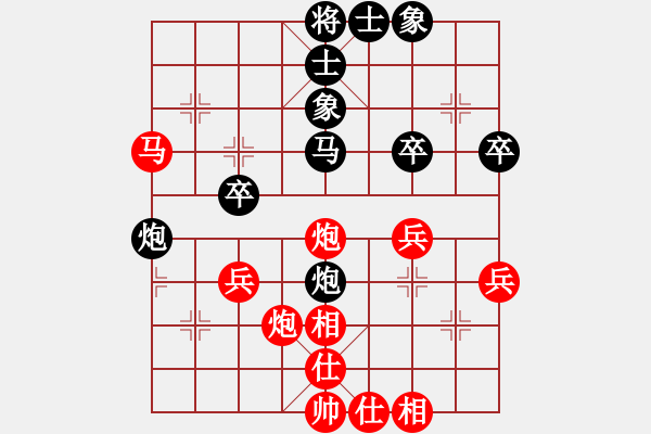 象棋棋譜圖片：祺楠先負(fù)金文20190704（已評） - 步數(shù)：40 