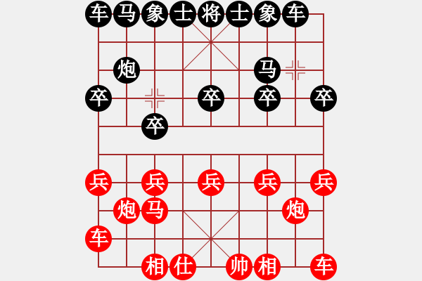 象棋棋譜圖片：t - 步數(shù)：10 