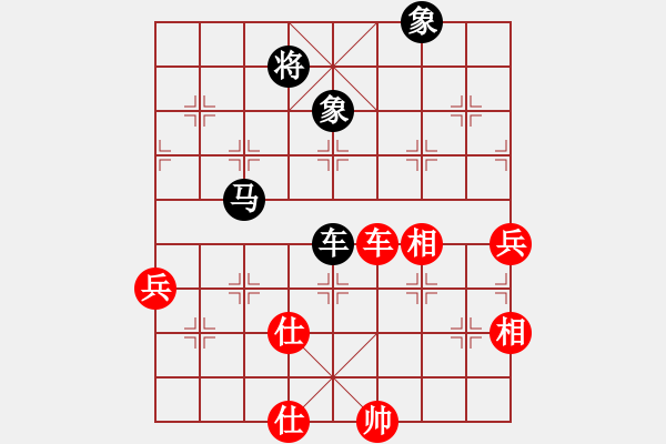 象棋棋譜圖片：天邊一朵云(6段)-和-長樂侯(9段)中炮過河車互進(jìn)七兵對屏風(fēng)馬上士 - 步數(shù)：110 