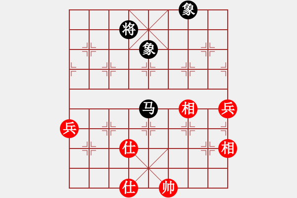 象棋棋譜圖片：天邊一朵云(6段)-和-長樂侯(9段)中炮過河車互進(jìn)七兵對屏風(fēng)馬上士 - 步數(shù)：112 