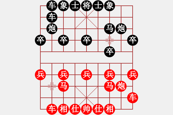 象棋棋譜圖片：起馬局(業(yè)四升業(yè)五評測對局)我后勝 - 步數(shù)：10 