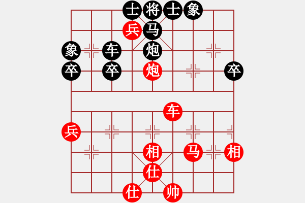 象棋棋譜圖片：五七炮對反宮馬（旋風12層先勝巫師5.33業(yè)余級） - 步數(shù)：60 