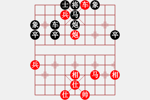 象棋棋譜圖片：五七炮對反宮馬（旋風12層先勝巫師5.33業(yè)余級） - 步數(shù)：61 