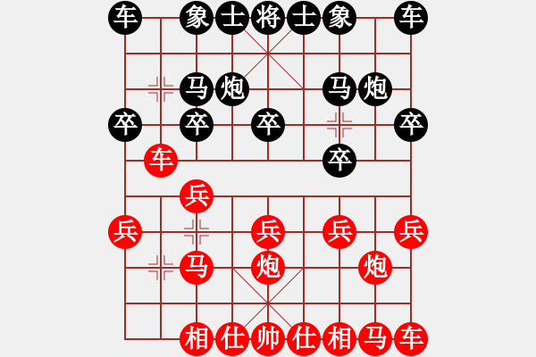 象棋棋譜圖片：qyrsyk(2段)-勝-胖嘟嘟(9級) - 步數(shù)：10 