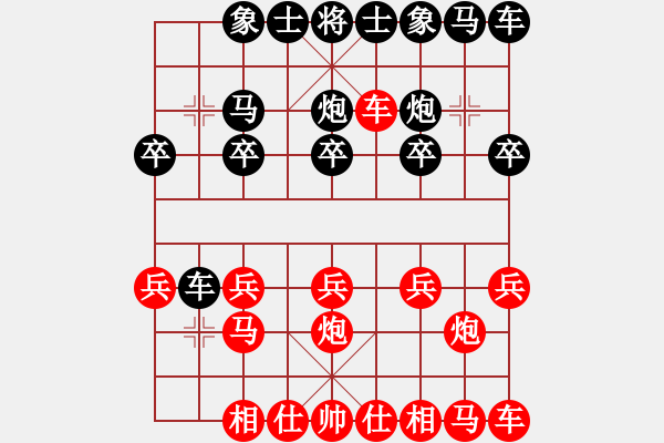 象棋棋譜圖片：★棋壇尊者★[407612993] -VS- 全興招待所[1371245209] - 步數(shù)：10 