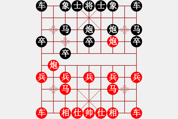 象棋棋譜圖片：醉是情中人[584522710] -VS- 橫才俊儒[292832991] - 步數(shù)：10 