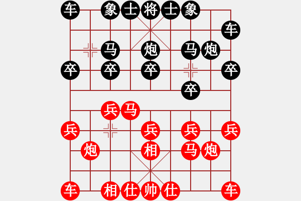 象棋棋譜圖片：‖棋家軍‖[474177218] -VS- 半支煙[2993413978] - 步數(shù)：10 