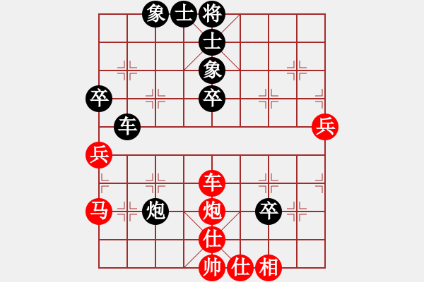 象棋棋譜圖片：沒(méi)有底(3段)-勝-李心然(3段) 五七炮對(duì)屏風(fēng)馬進(jìn)７卒 黑右直車(chē) - 步數(shù)：60 