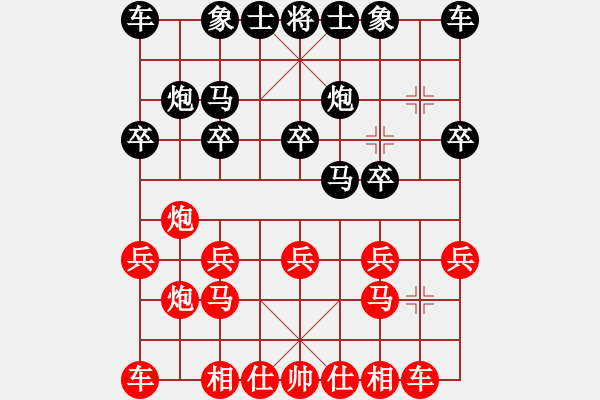 象棋棋譜圖片：敢死炮-2 - 步數(shù)：10 